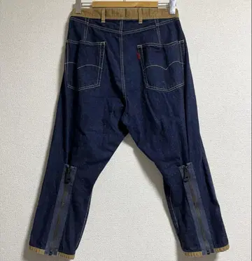 sasquatchfabrix. 10aw 절개 본지티 와이드 데님