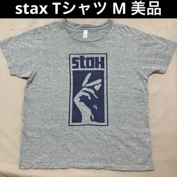 stax 프린트 티셔츠 M 프리 새상품급 티셔츠