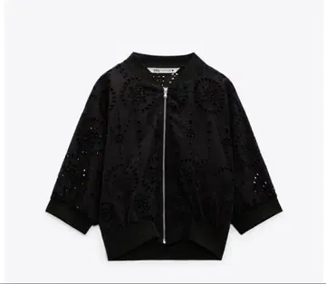ZARA / 자수 봄버 자켓