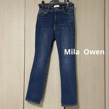 Mila Owen 미라 오웬 데님 팬츠 스트레치 스트레이트 데님