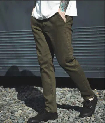 Mr.Olive 미스터 올리브 스키니 데님 올리브