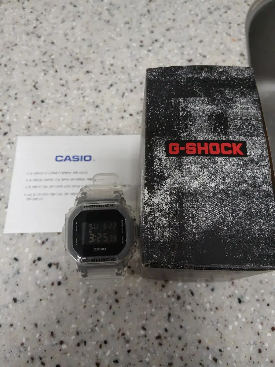 G-shock skeleton in mint condition