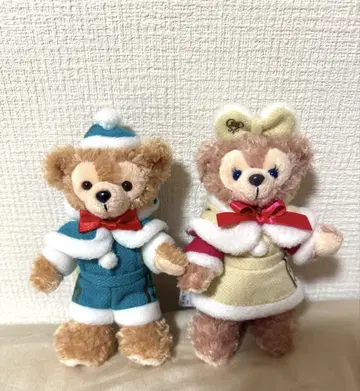 더피 봉제 인형 배지 셰리 메이 크리스마스 세트 디즈니 씨
