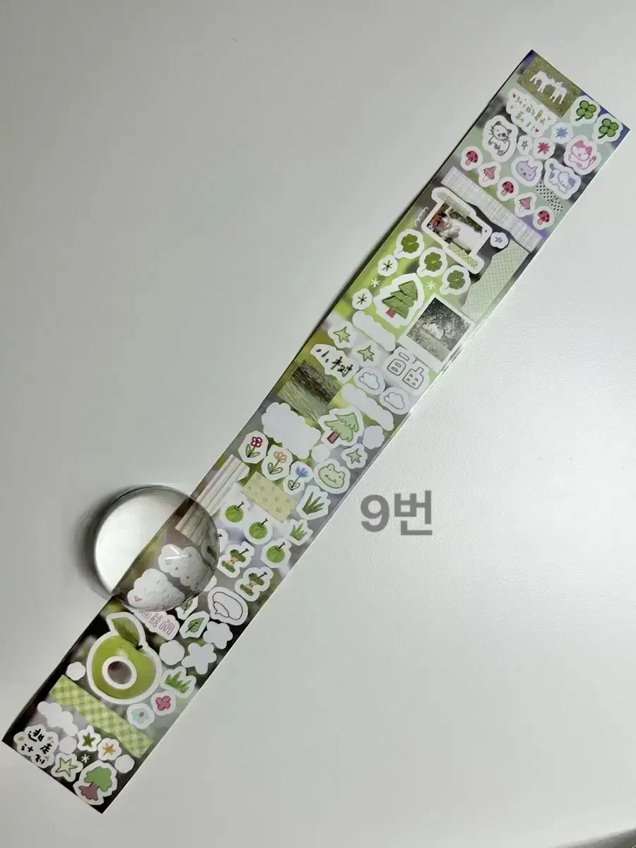 샤오홍슈 키스컷 롤 스티커 중국 일본 스타일