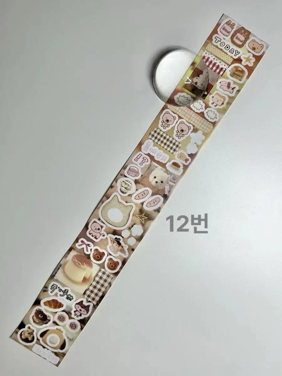 샤오홍슈 키스컷 롤 스티커 중국 일본 스타일