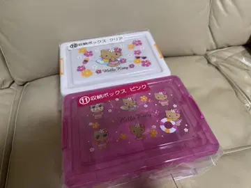 헬로키티 당첨 복권 수납 박스 2개 세트