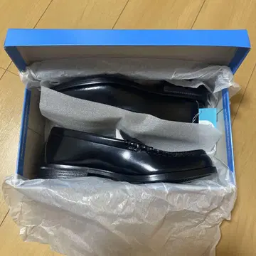 HARUTA 블랙 가죽 로퍼
