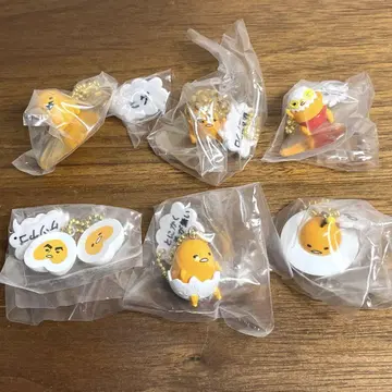 산리오 구데타마 이상한 포즈 마스코트 전 6종 세트 미사용 새상품