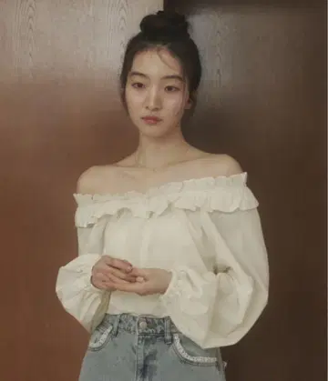 Yuzuki/멀티 웨이 오프숄더 프릴 블라우스