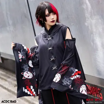 ACDC RAG 피안꽃 기모노 자켓