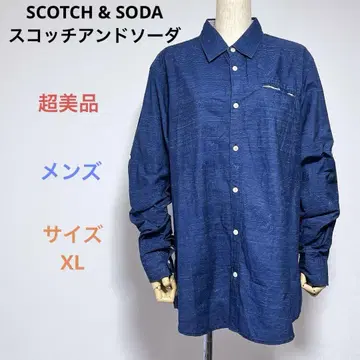 새상품 SCOTCH & SODA 스카치 앤 소다 남성용 긴팔 셔츠 XL