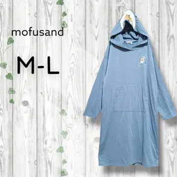 새상품 택 mofusand 롱 후드티 맨투맨 파자마 고양이 프린트 로고