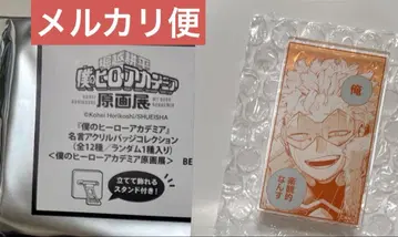 히로아카 원화전 아크릴 배지 호크스 원작