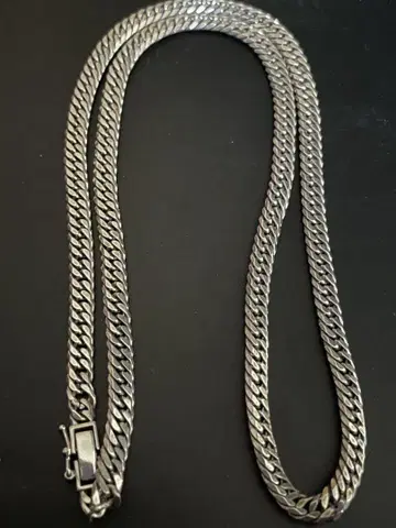 Silver9256면 더블 키헤이 목걸이