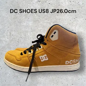 DC 신발 ADYS100438 화이트 브라운 26cm US8 하이컷