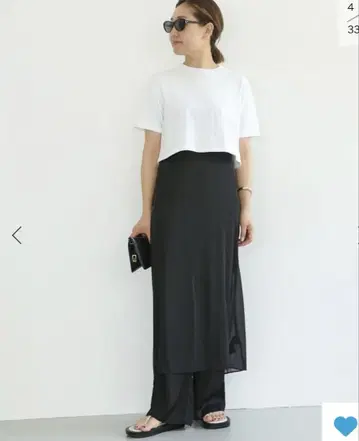 Deuxieme Classe 두즈엠 *크롭 티셔츠 화이트