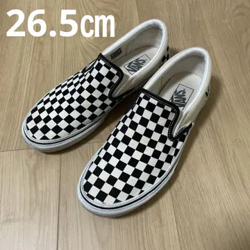 Vans 체커 패턴 슬립온 26.5cm