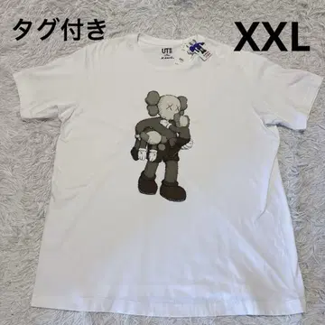[택 포함] 유니클로 KAWS 캐릭터 그래픽 티셔츠 2XL
