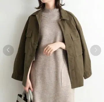 이에나 밀리터리 블루종