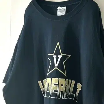 길단 VANDERBILT 스타 티셔츠 XL 블랙 검정 구제 의류