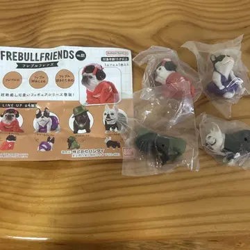 프렌치 불독 프렌즈 전 4종 컴플리트 가챠