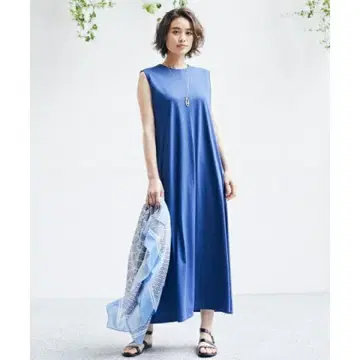 정가 24,000엔 23구 ALBINI JERSEY 롱 원피스 36