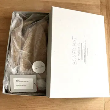 마츄아하 mature ha BOXED HAT 11cm 블랙 박스 포함