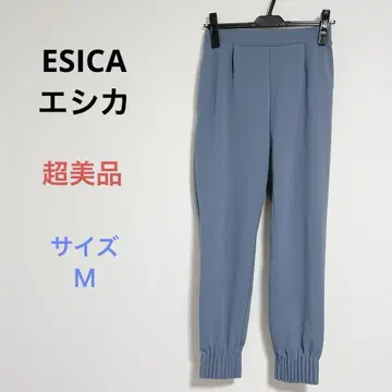 컨디션 최상 ESICA 에시카 허리밴딩 롱 바지 팬츠 사이즈 M