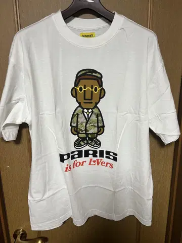 MARKET PARIS is for L'Vers XL 티셔츠 화이트