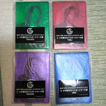 GLAY 30th Anniversary 메모장 포함 여권 케이스 세트