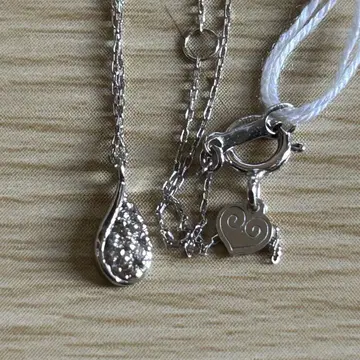 목걸이 K10WG D0.03 0.73g
