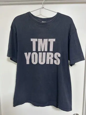 TMT TMT YOURS 티셔츠 네이비 used 가공