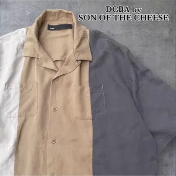 DCBA by SON OF THE CHEESE 오픈 카라 셔츠 L
