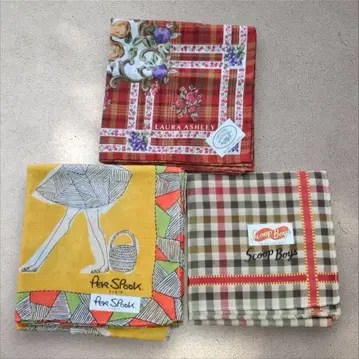 손수건 3장 LAURA ASHLEY Per Spook SCOOP BOYS