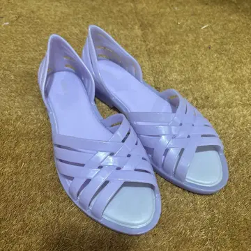 멜리사 라벤더 오픈토 샌들