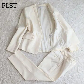 PLST 웜 리저브 셋업 노카라 워셔블 아이보리 M/S
