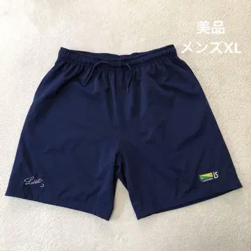 새상품급 루스이슨 브라 스트레치 메쉬 하프 팬츠 네이비 XL