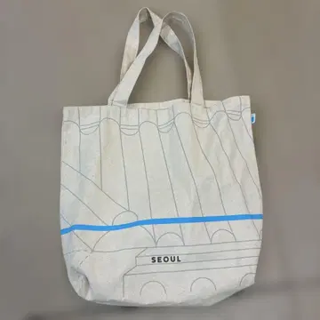한국 한정판 블루 보틀 커피 서울 토트백