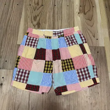 BEAMS PLUS 빔즈 플러스 패치워크 팬츠 하프 팬츠 사이즈 S