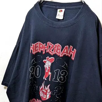 프룻 오브 더 룸 헵지바 레벨 87 티셔츠 블랙 검정 2XL 구제 의류