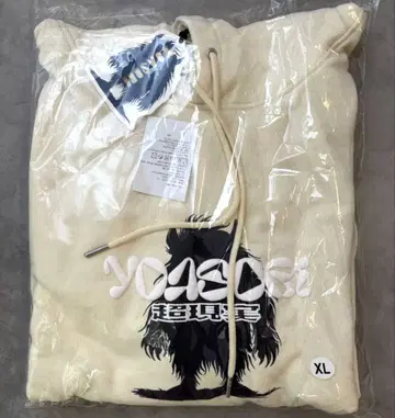 새상품 한국 한정판 YOASOBI 초현실 후디 화이트 XL