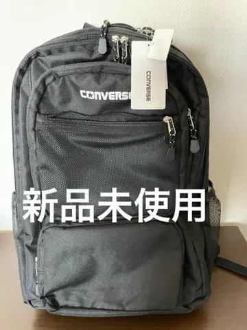 CONVERSE 폴리 2 포켓 백팩 M 블랙