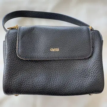 Chiiii 네이비 더블 지퍼 백