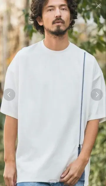 캄비오 지퍼가 달린 헤비 웨이트 티셔츠
