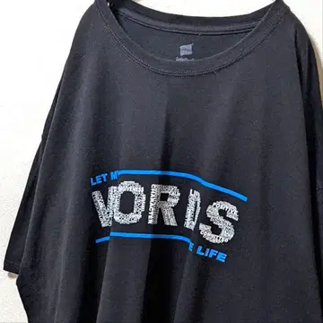 헤인즈 WORDS 로고 티셔츠 블랙 검정 2XL 구제 의류