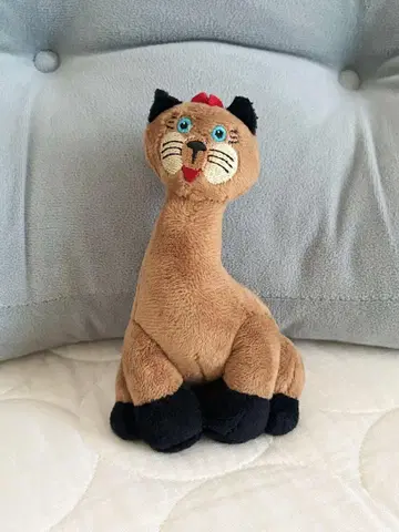축제에서 사용되는 부적 전시회 입상 고양이