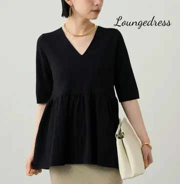 Loungedress 페플럼 니트
