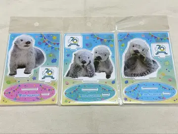 도바 수족관 랏코 메이짱 키라짱 아크릴 스탠드 굿즈