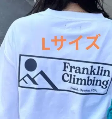 Franklin Climbing 그래픽 백 로고 반팔 티셔츠
