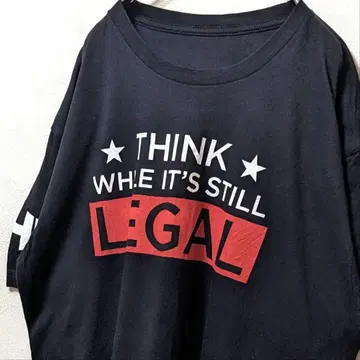 LEGAL 로고 티셔츠 블랙 검정 구제 의류
